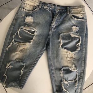 bermuda jean shorts